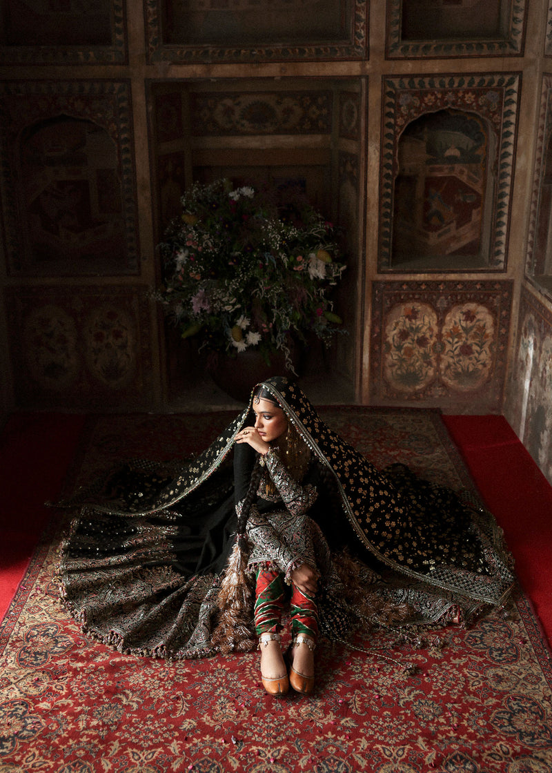 Hussain Rehar Noor Jehan Style — Mairaz Three-Piece Suit
