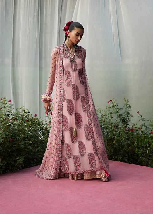 Farah Talib Aziz Havena Style — Mairaz Powder Pink Three-Piece Suit