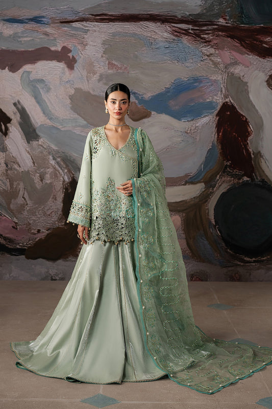 Ayzel Glowen Style — Mairaz Mint Green Three-Piece Suit