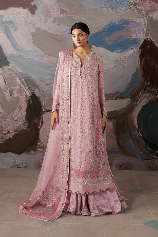 Ayzel Burnora Style — Mairaz Baby Pink Three-Piece Suit