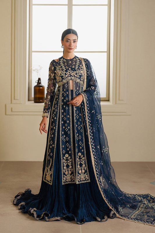 Ayzel Lunara Style — Mairaz Navy Blue Three-Piece Suit