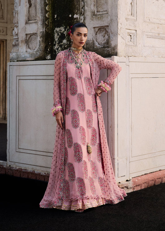 Farah Talib Aziz Havena Style — Mairaz Powder Pink Three-Piece Suit