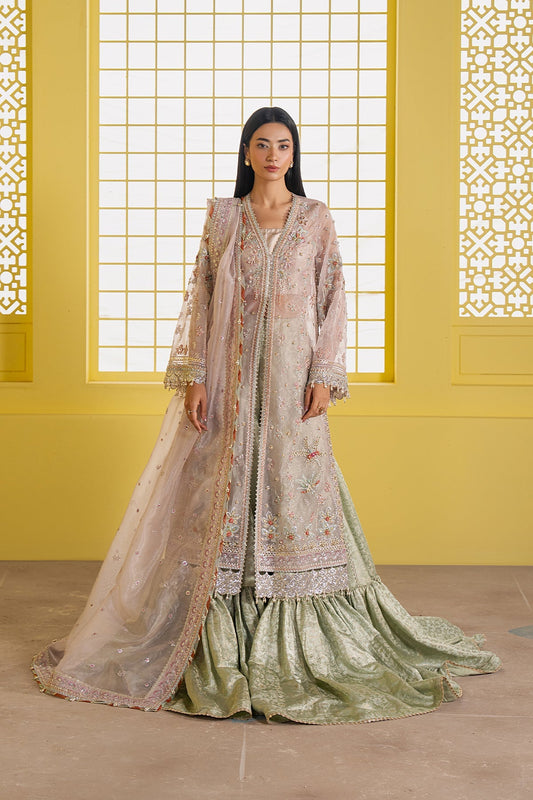 Ayzel Solyn Style — Mairaz Lilac & Green Three-Piece Suit